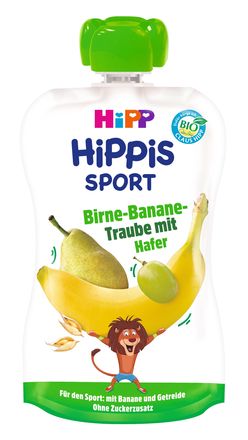 Hipp BIO Sport hruška-banán-bílé hrozno-oves 120 g