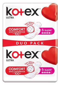 Kotex Ultra Super Duo pack 12 ks