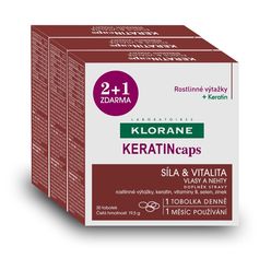 KLORANE Keratincaps Síla a vitalita 90 kapslí