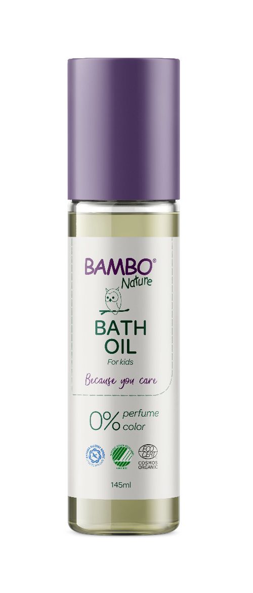 Bambo Nature Tělový olej po koupeli neparfémovaný 145 ml