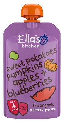 Ellas Kitchen BIO Batáty, dýně a jablko kapsička 120 g