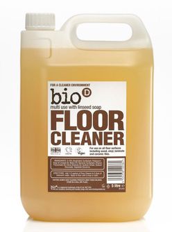 Bio d Čistič na podlahy a parkety s lněným olejem náhradní kanystr 5 l
