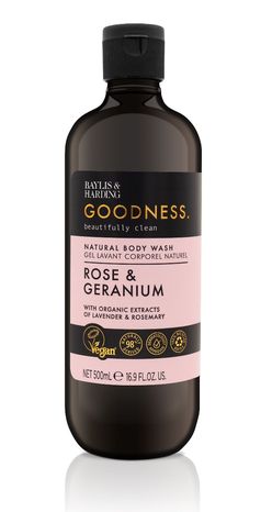 Baylis & Harding Sprchový gel Rose & Geranium 500 ml