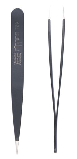 Nippes Solingen Pinzeta špičatá lakovaná černá nerez 9,5 cm 1 ks