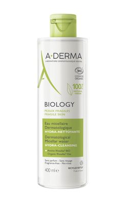 A-Derma BIOLOGY Dermatologická micelární voda HYDRATAČNÍ-ČISTICÍ 400 ml