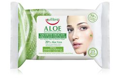 Equilibra Aloe Face/Eye Make up Remover Wipes odličovací ubrousky 25 ks