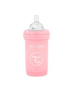 Twistshake Anti-Colic kojenecká láhev 180 ml růžová