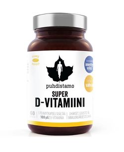 Puhdistamo Super Vitamin D 4000 IU 60 kapslí