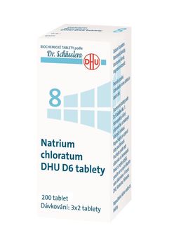 Schüsslerovy soli Natrium chloratum DHU D6 200 tablet