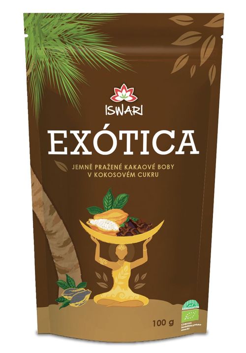 Iswari BIO Exótica Kakaové boby v kokosovém cukru 100 g