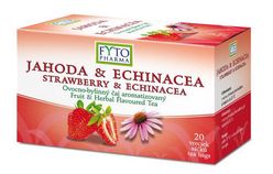 Fytopharma Ovocno-bylinný čaj jahoda & echinacea 20x2 g