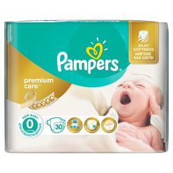 Pampers Premium Care vel. 0 Newborn dětské pleny 30 ks