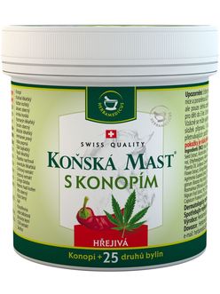Herbamedicus Koňská mast s konopím hřejivá 250 ml