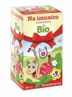 Apotheke Dětský BIO Pohádkový čaj Imunita s jahodníkem 20x2 g