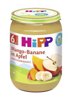 Hipp OVOCE BIO Jablka s mangem a banány 190 g