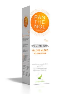 Panthenol Omega Tělové mléko aloe vera 9 % 250 ml