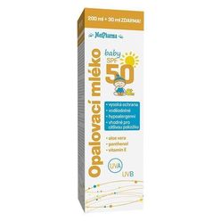 Medpharma Opalovací mléko baby SPF50 200 ml + 30 ml ZDARMA