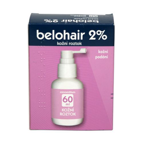 Belohair 2% kožní roztok 60 ml