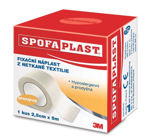 3m Spofaplast Fixacni Naplast Z Netkane Textilie 2 5 Cm X 5 M 1 Ks Levne