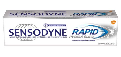 Sensodyne Rapid Relief Whitening zubní pasta 75 ml