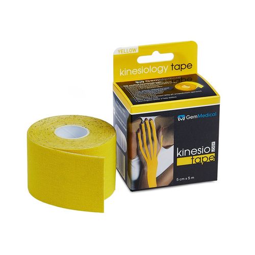 GM Kinesio tape 5 cmx5 m tejpovací páska žlutá