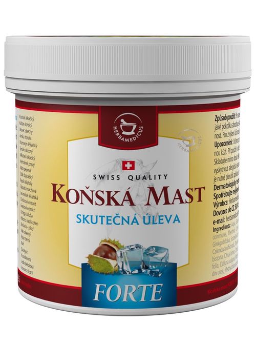 Herbamedicus Koňská mast chladivá FORTE 500 ml