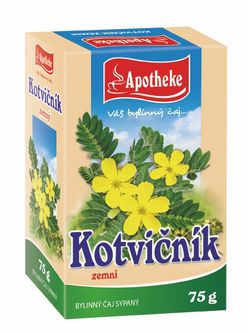 Apotheke Kotvičník zemní nať sypaný čaj 75 g