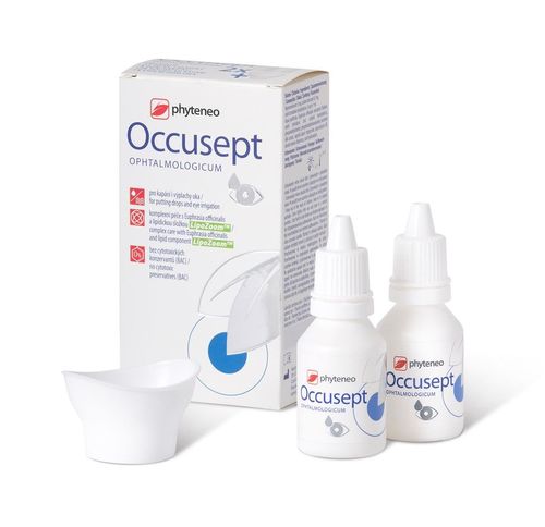 Phyteneo Occusept oční kapky s vaničkou 2x20 ml