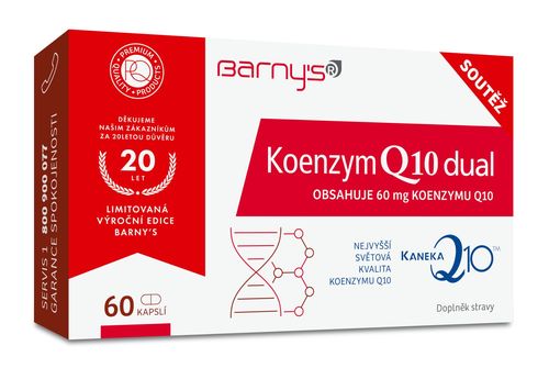 Barny´s Koenzym Q10 Dual 60 mg limitovaná edice 60 kapslí