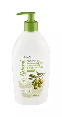 Dr. Max Natural Sprchový gel s olivovým olejem 490 ml