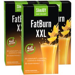 SlimJOY FatBurn XXL | 1+2 ZDARMA | Výkonný termogenní spalovač tuků v podobě nápoje pro maximální ztrátu tuku | 30denní program | Sensilab