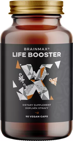 BrainMax Life Booster, 90 rostlinných kapslí