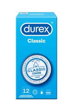 Durex Classic kondomy 12 ks