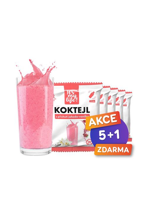 It’s my life! Proteinový koktejl jahoda-vanilka 200g (5 porcí)