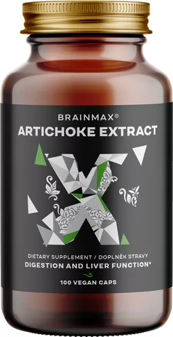 BrainMax Artichoke Extract, 500 mg, 100 rostlinných kapslí