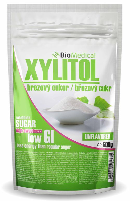 Xylitol - březový cukr Natural 1kg