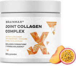 BrainMax Joint collagen komplex, broskev-marakuja, 225 g