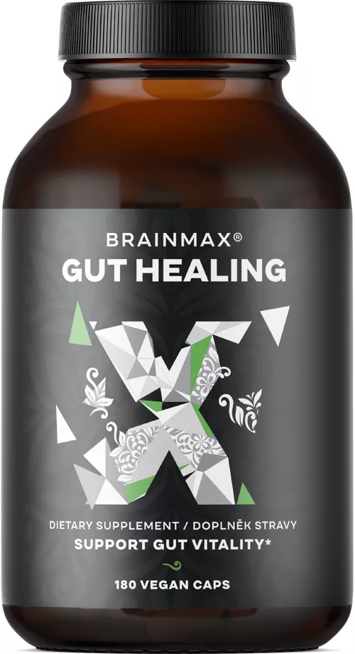 BrainMax Gut Healing, Střeva a trávení, 180 rostlinných kapslí