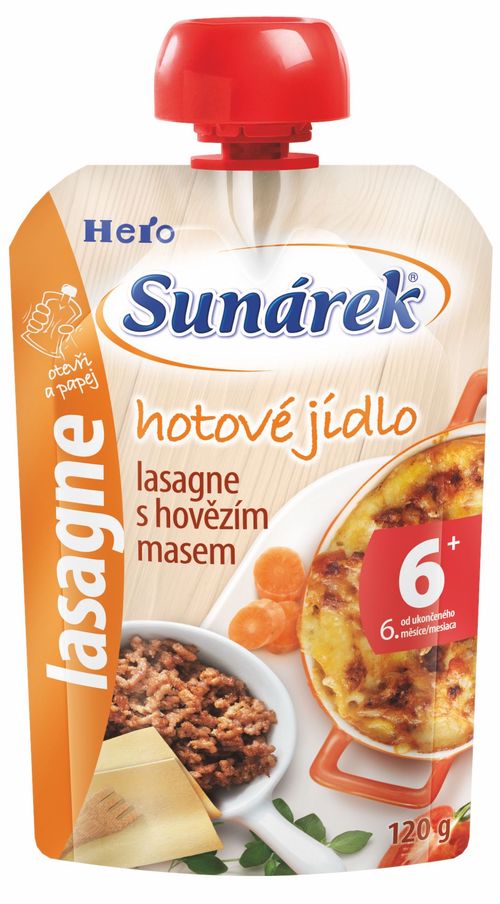 Sunárek Lasagne s hovězím masem 120 g