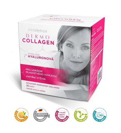 ProVenus DermoCollagen s pomerančovou příchutí kolagenový nápoj 30 sáčků