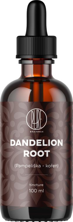 BrainMax Pure Pampeliška kořen (Dandelion root) tinktura 1:3, 100 ml