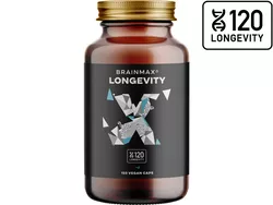 BrainMax Longevity, 150 rostlinných kapslí