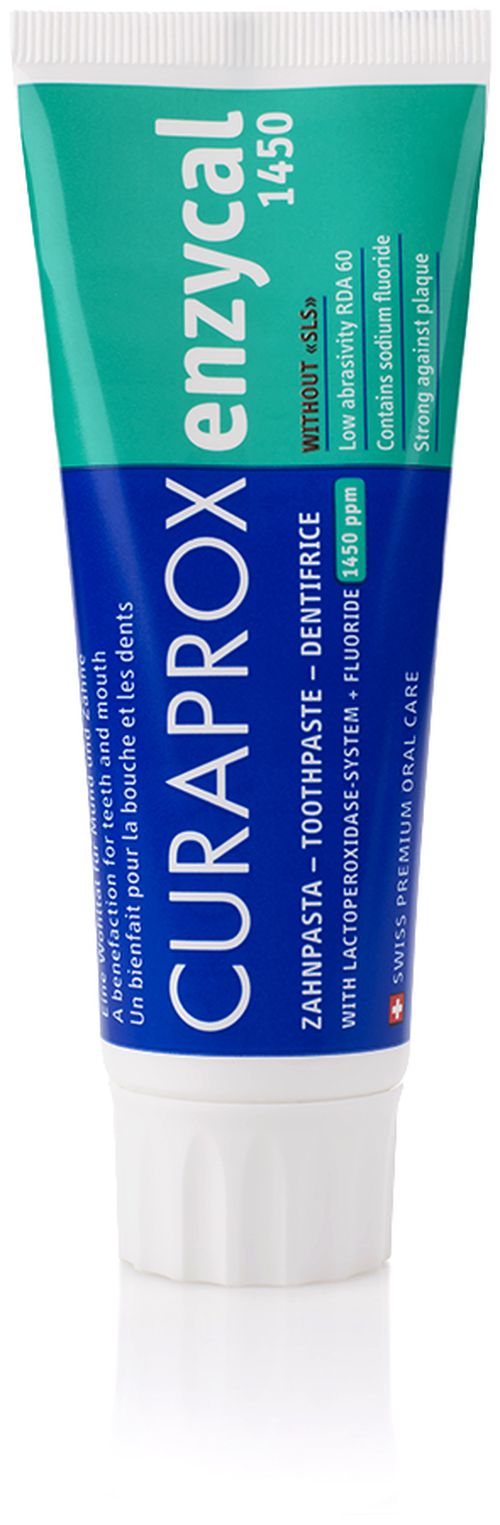 Curaprox Enzycal 1450 ppm zubní pasta 75 ml