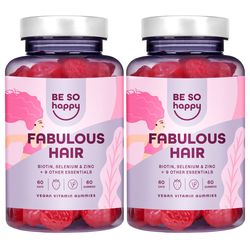 Gumové bonbóny Fabulous Hair – vitamíny na vlasy, které posilují vlasy a podporují jejich růst – 120 medvídků na vlasy na 120 dní | Sensilab