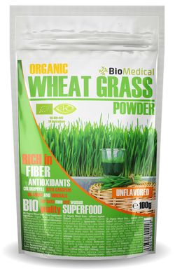 Organic Wheat Grass - Bio mladá zelená pšenice 200g