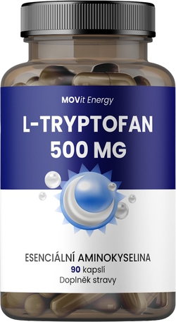 L-Tryptofan 500 mg, 90 kapslí