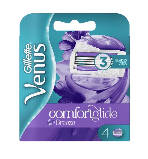 Gillette Venus ComfortGlide Breeze náhradní hlavice 4 ks