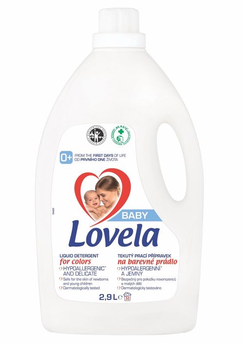 Lovela Baby Tekutý gel na barevné prádlo 2,9 l