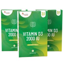 Essentials Vitamin D3 1+2 ZDARMA. 90 kapslí. Vysoce účinný doplněk stravy. Kapsle se snadno polykají | Sensilab