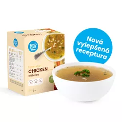 Proteinová polévka – kuřecí s rýží (7 porcí)
